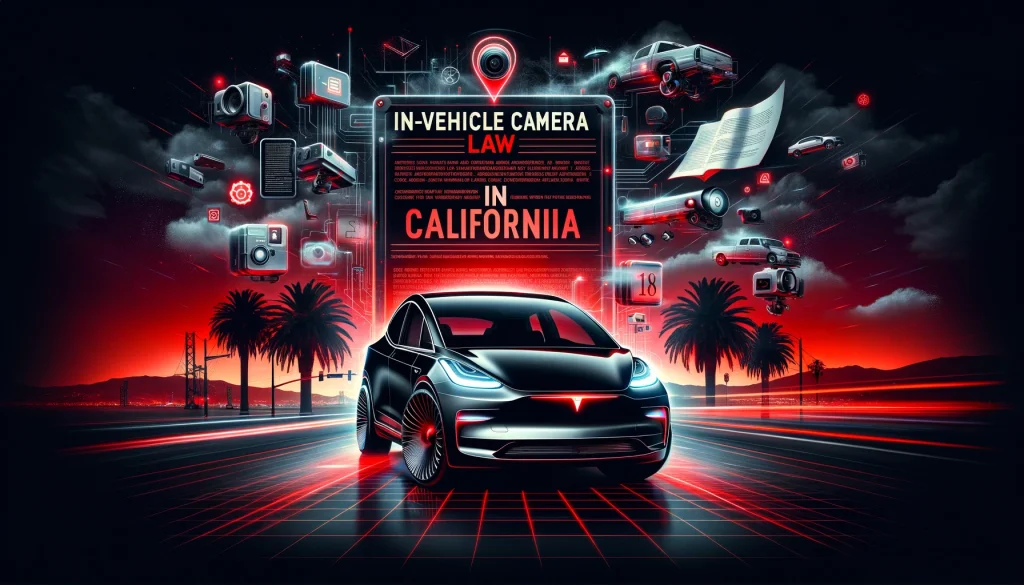 In vehicle camera law